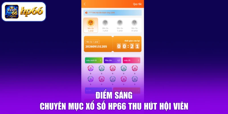 Điểm sáng chuyên mục xổ số HP66 thu hút hội viên