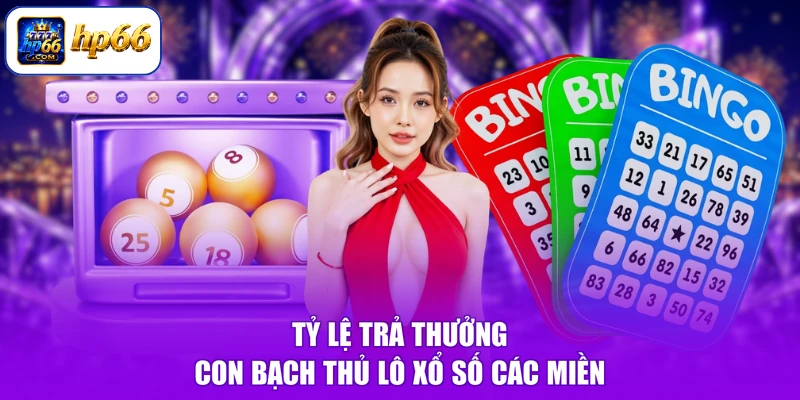 Tỷ lệ trả thưởng con bạch thủ lô xổ số các miền